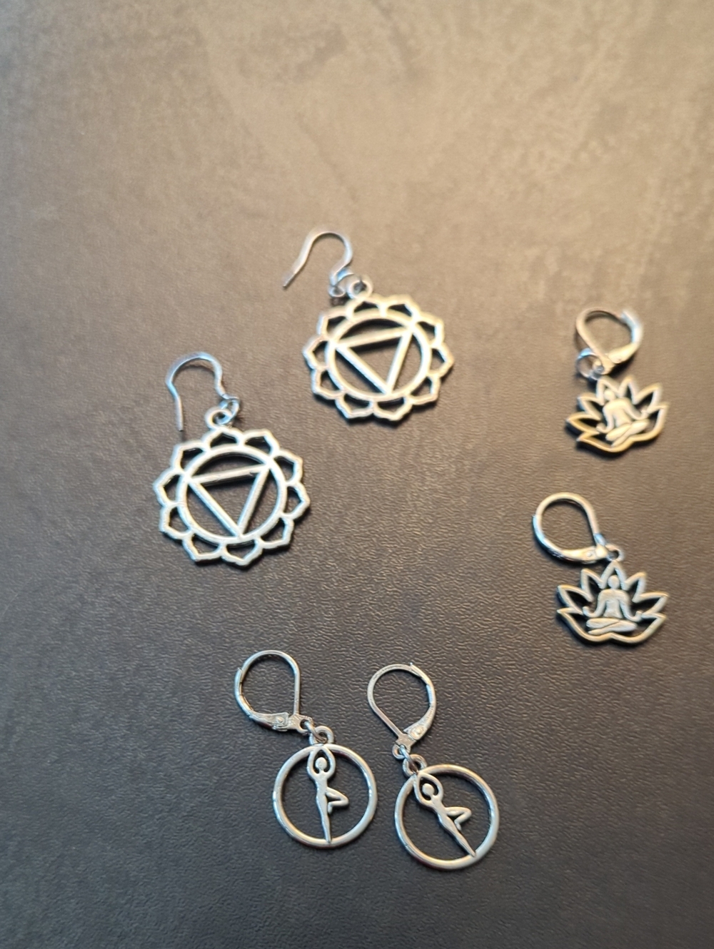 Lot Of Three Spiritual Themed Earrings